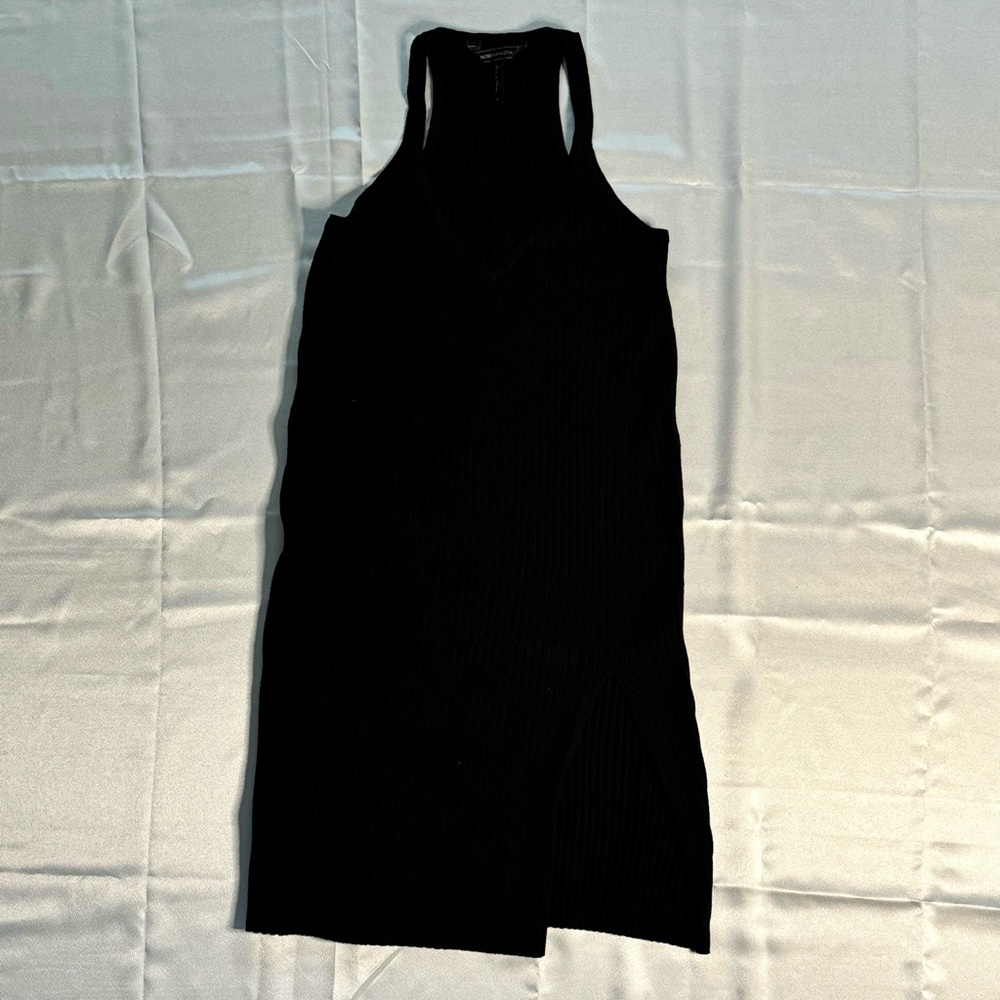 BCBG Black Knit Mini Dress SZ S